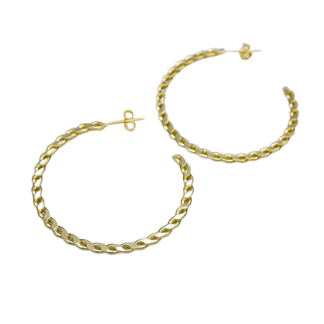 Semi Candonga 3.8 Cms-Aretes-Mujer-Candongas