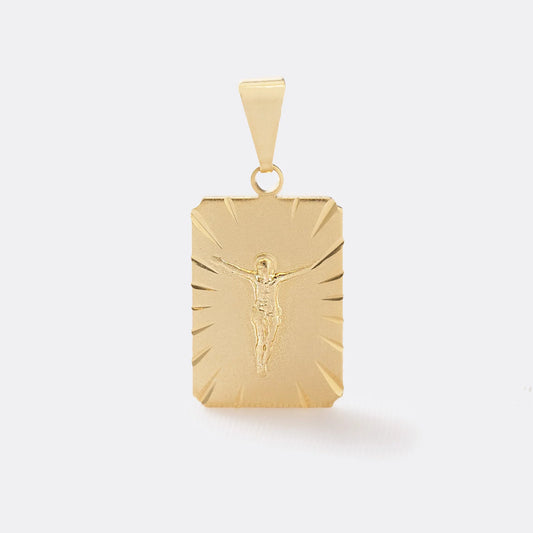Medalla Placa Señor Crucificado
