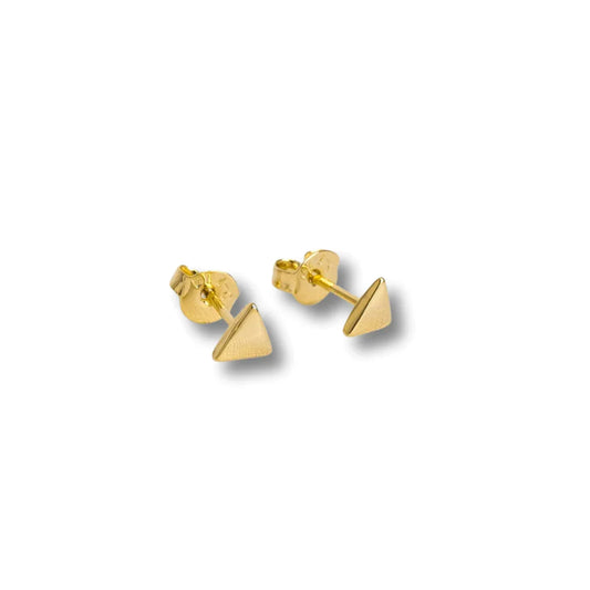 Imagen topos triangulos de 5mm en oro laminado 18k